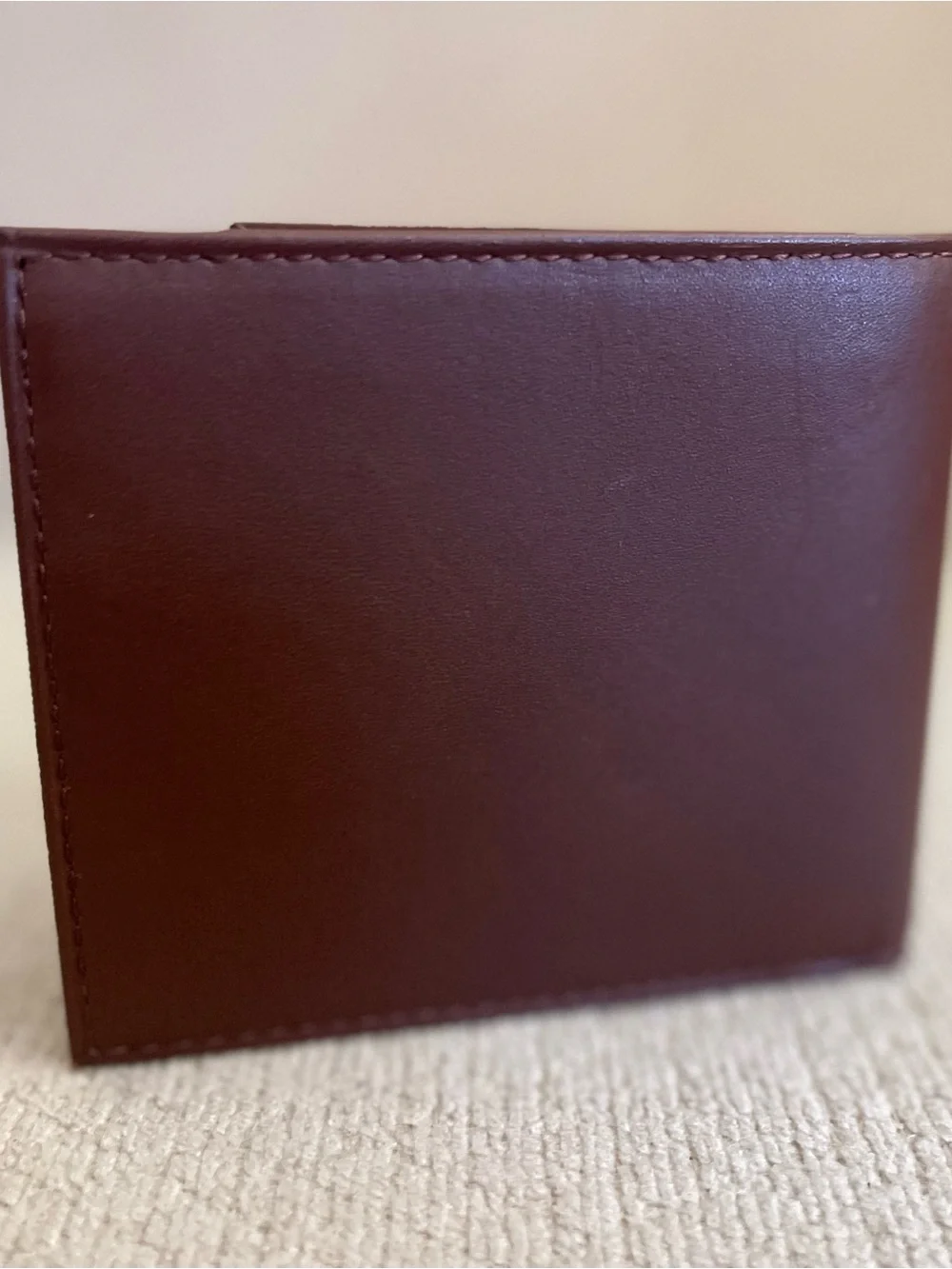 Polo Ralph Lauren Brown Leather Preppy Bear Bifold Wallet